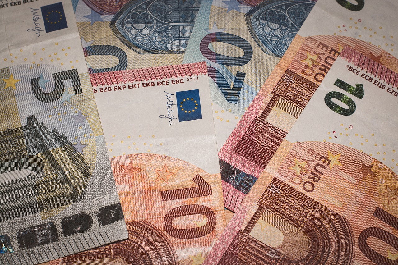 euro banknotai